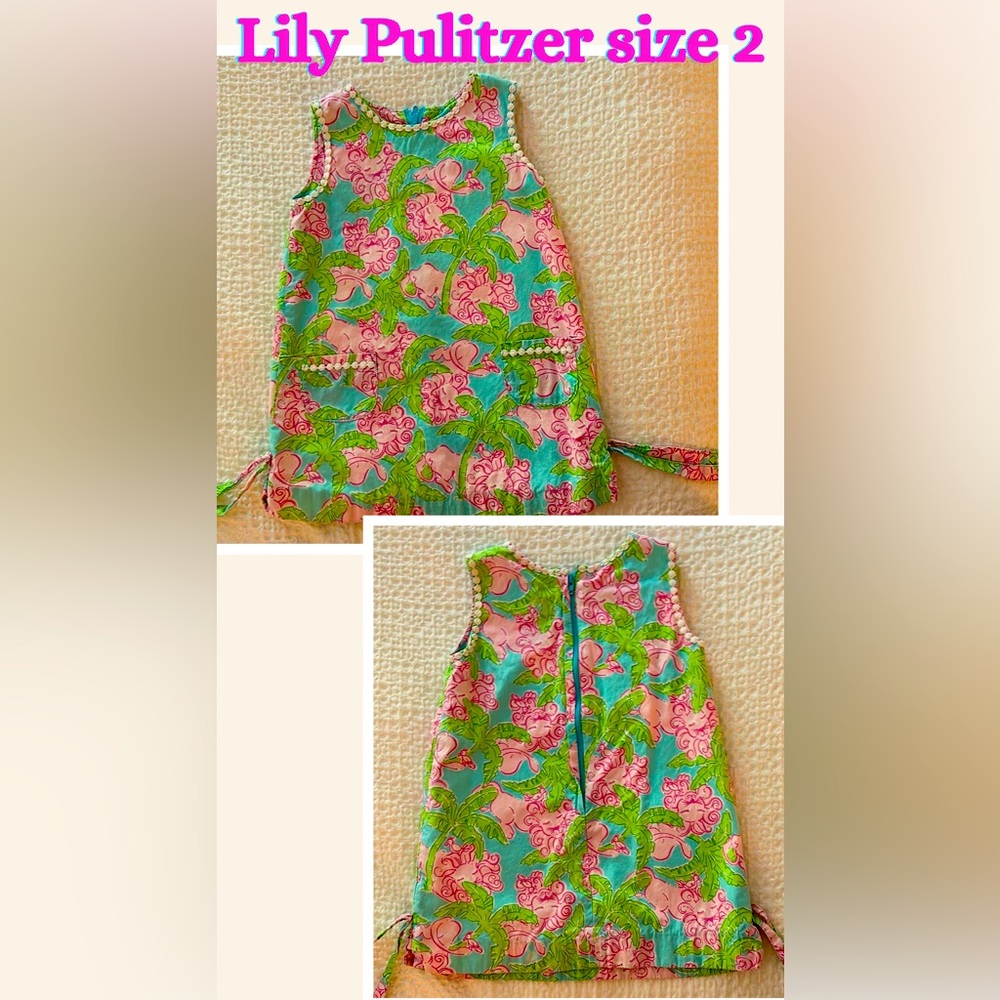 Lily Pulitzer shift dress EUC size 2